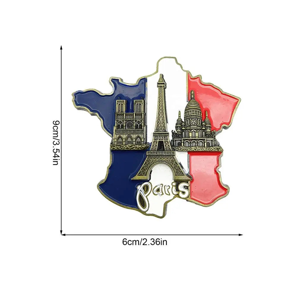 map refrigerator sticker