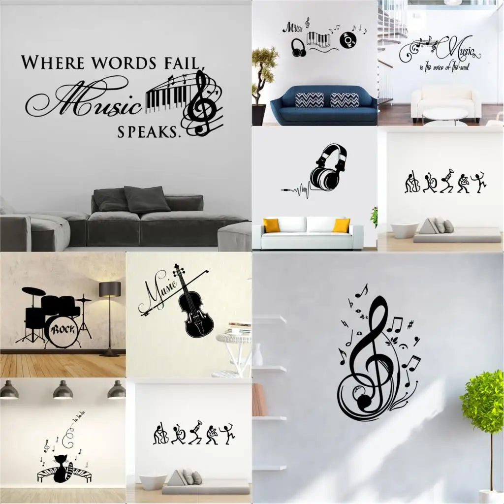 Classic Music Wall Sticker