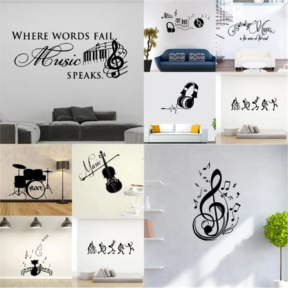 Classic Music Wall Sticker