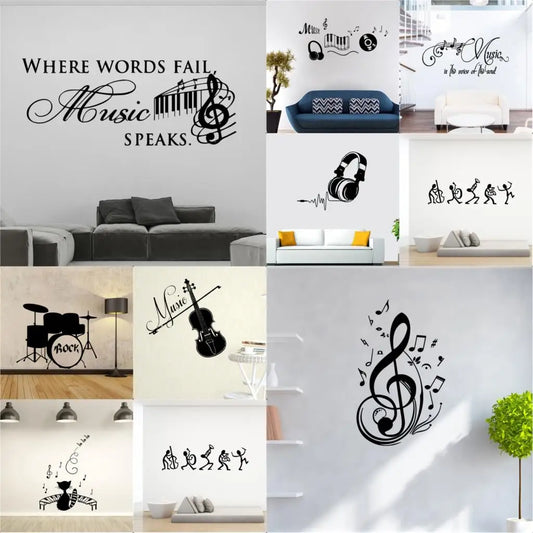 Classic Music Wall Sticker