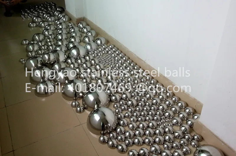 hemispherical polished mirro