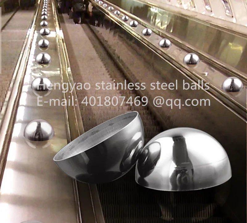 hemispherical polished mirro