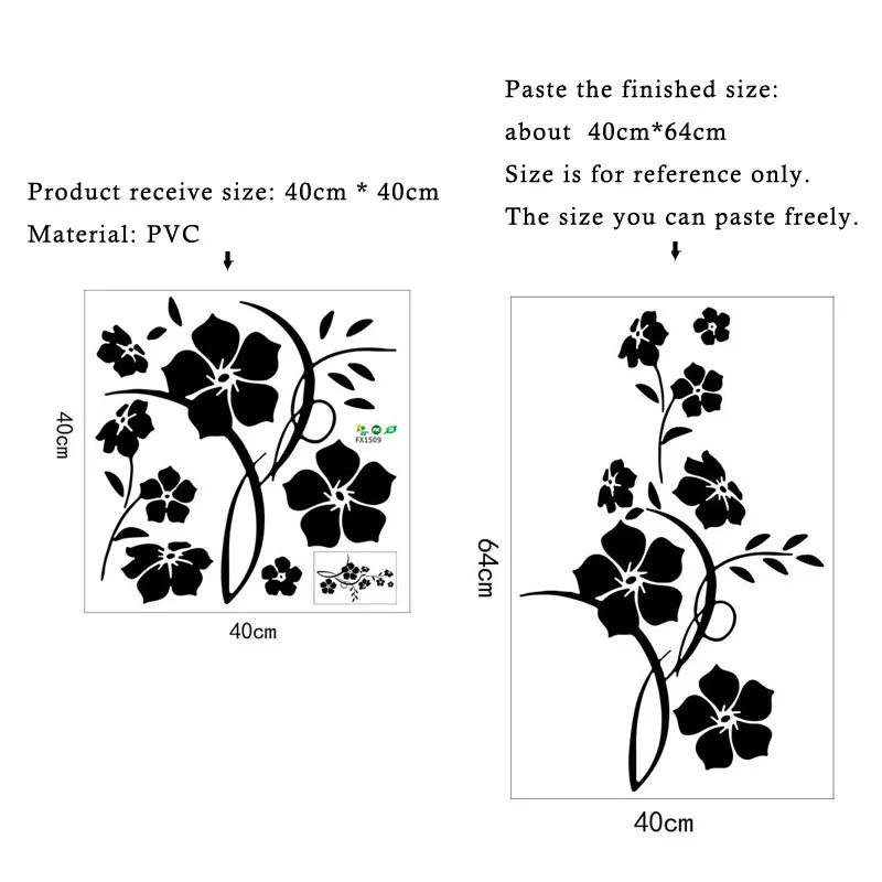 Flower Sticker Wallpaper