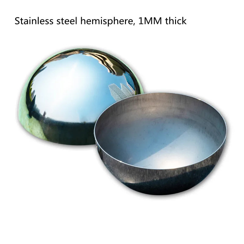 hemispherical polished mirro