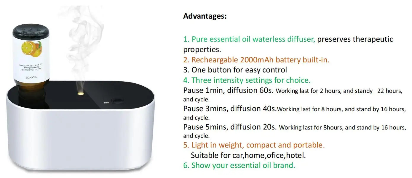 Waterless Aroma Diffuser