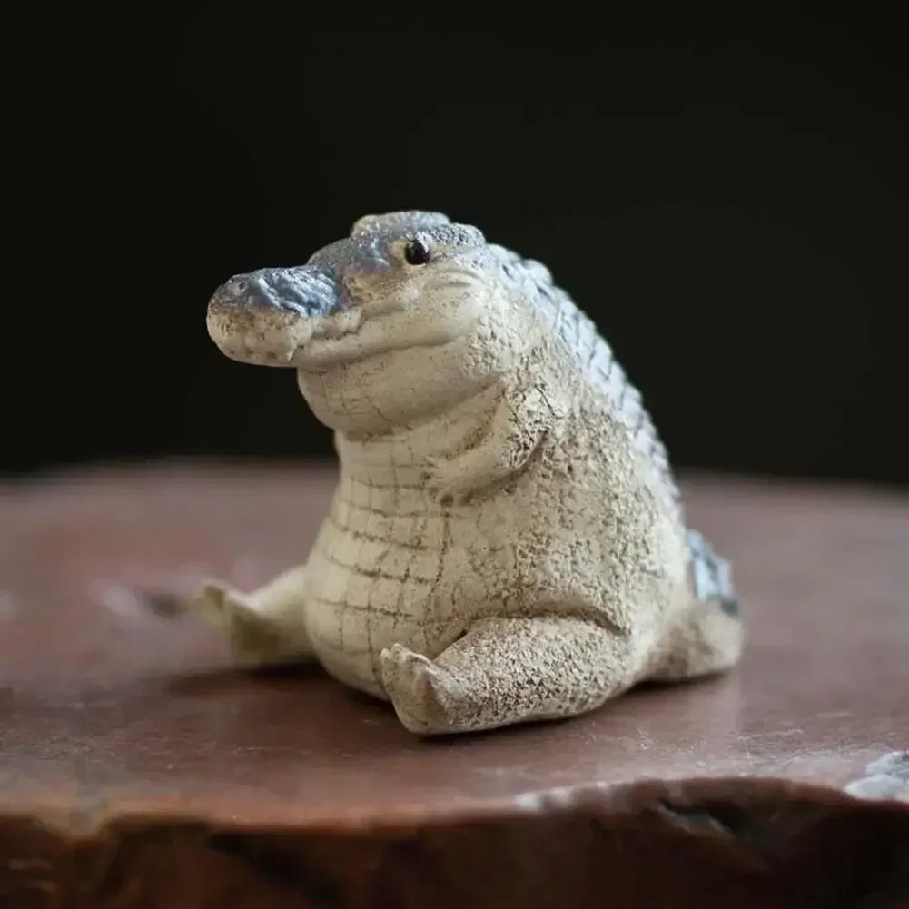 Simulated Decorative Crocodile
