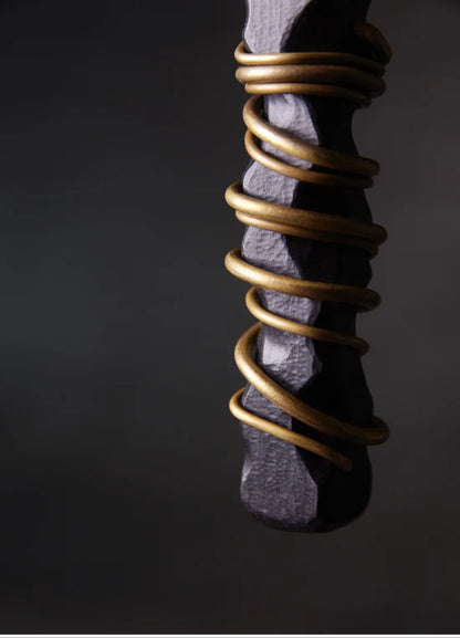 Ebony Wood Pendant Male