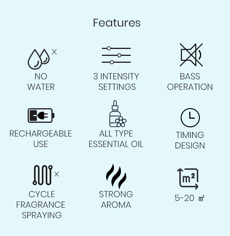 Waterless Aroma Diffuser