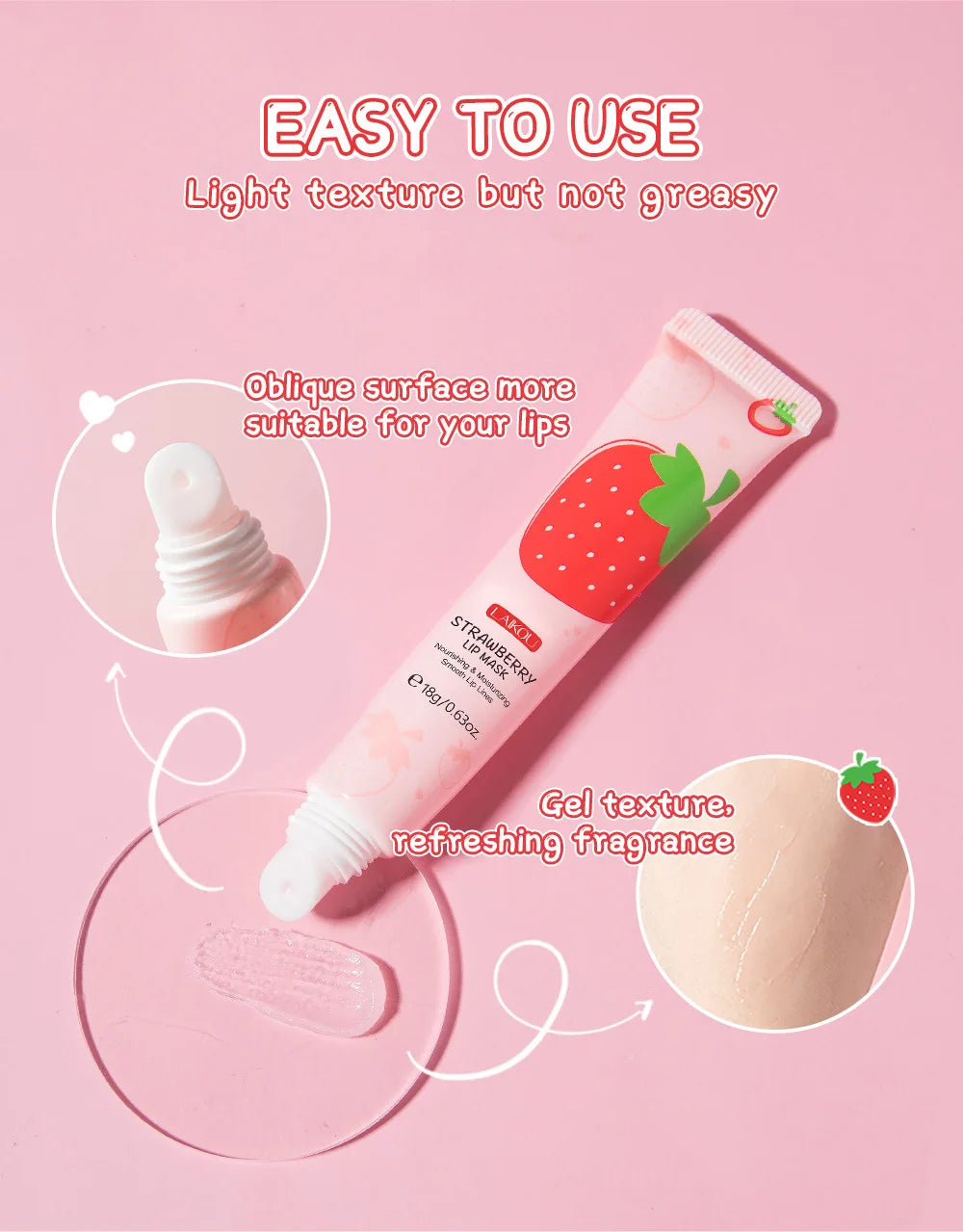 Strawberry Mask skincare Lip
