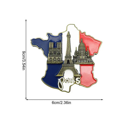 map refrigerator sticker