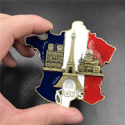 map refrigerator sticker