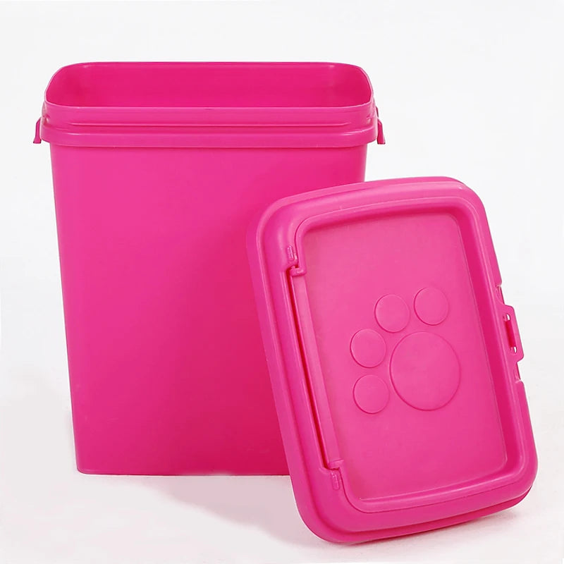 Plastic Pet Dog Food Storage