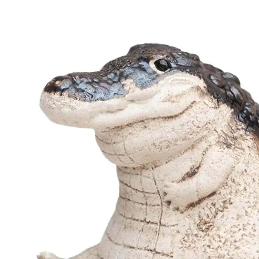 Simulated Decorative Crocodile
