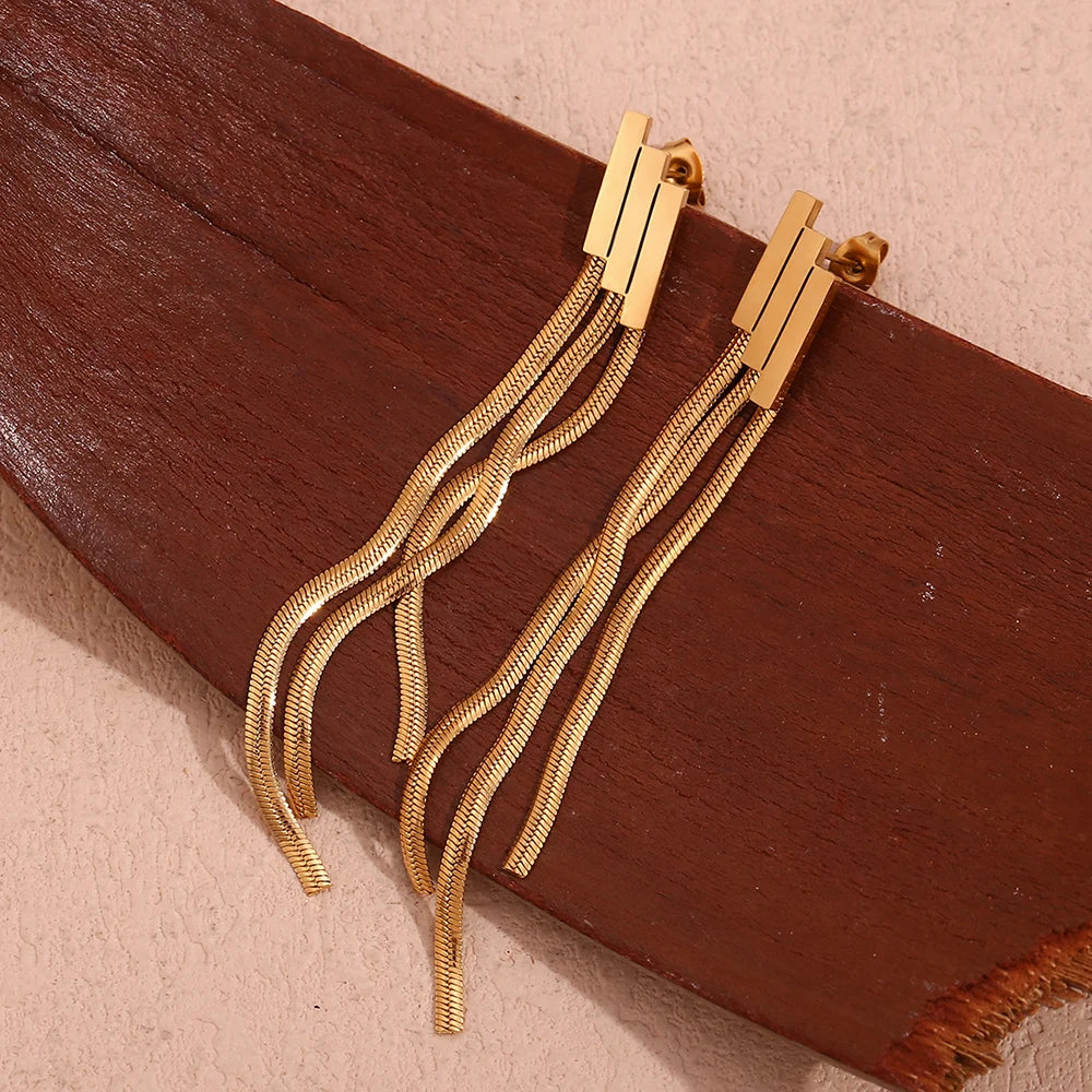 Chain Hanging Earrings