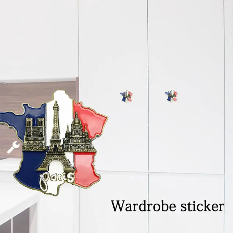 map refrigerator sticker