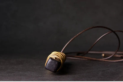 Ebony Wood Pendant Male