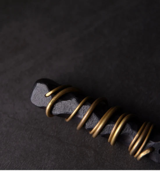 Ebony Wood Pendant Male