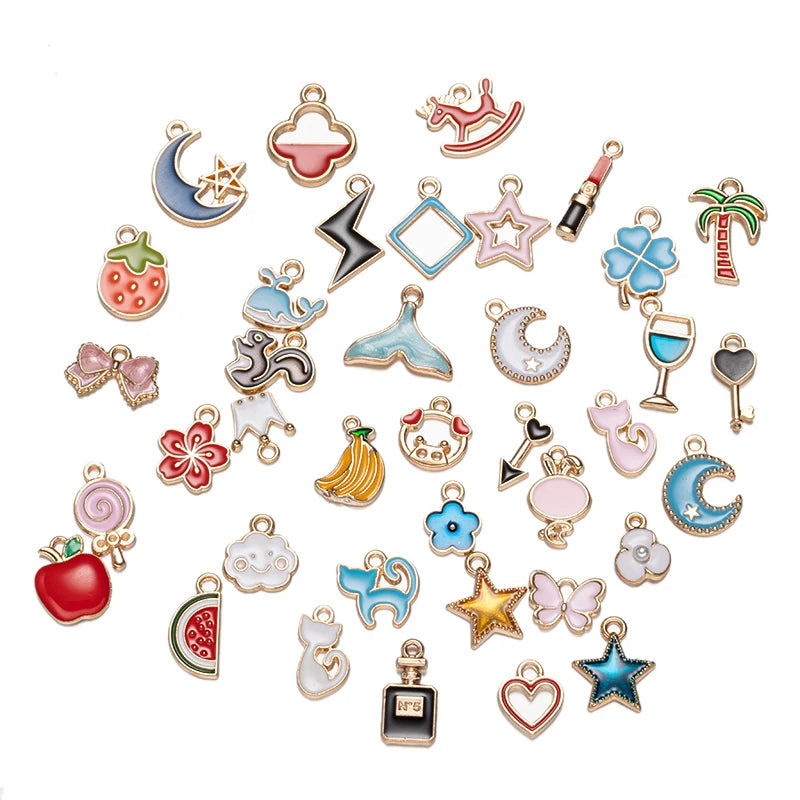 Mix Styles Enamel Pendant