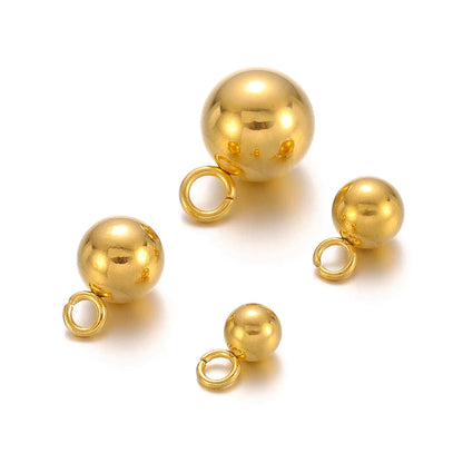 Stainless Steel Solid Ball Pendants
