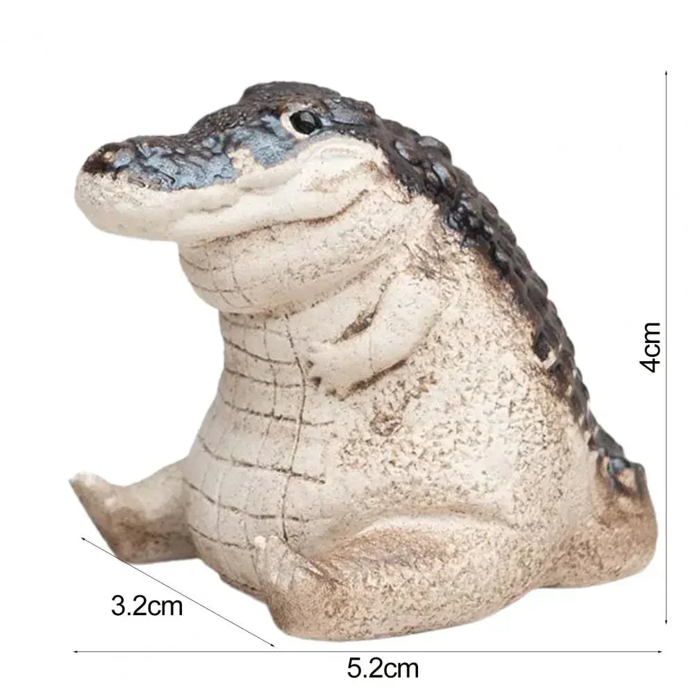 Simulated Decorative Crocodile