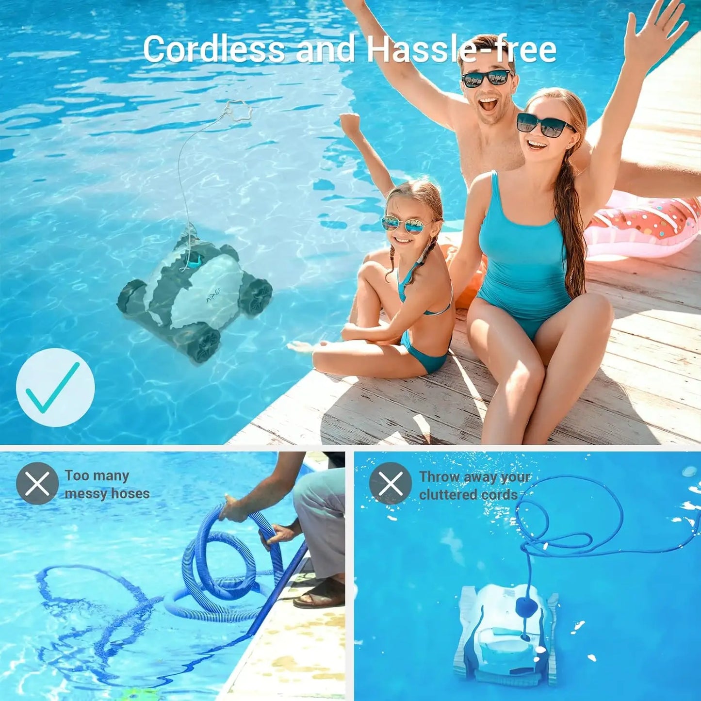 Cordless Robotic Pool Cleane