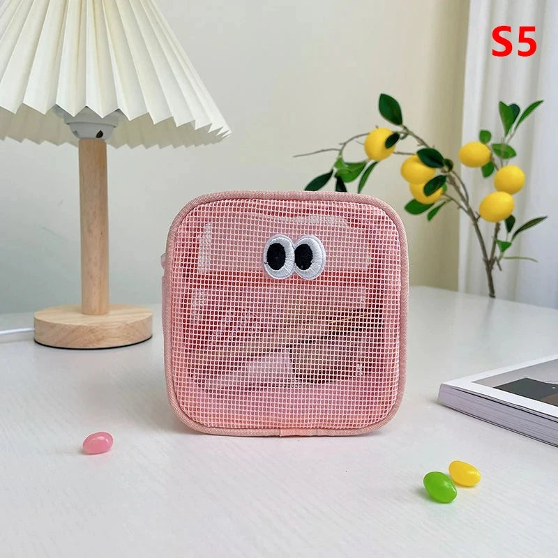 Mesh Makeup Cosmetic Bag
