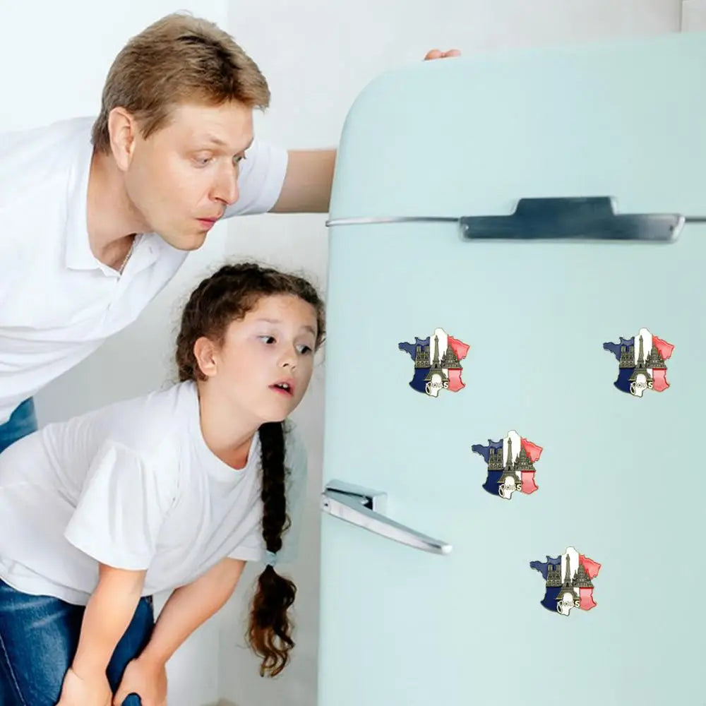 map refrigerator sticker