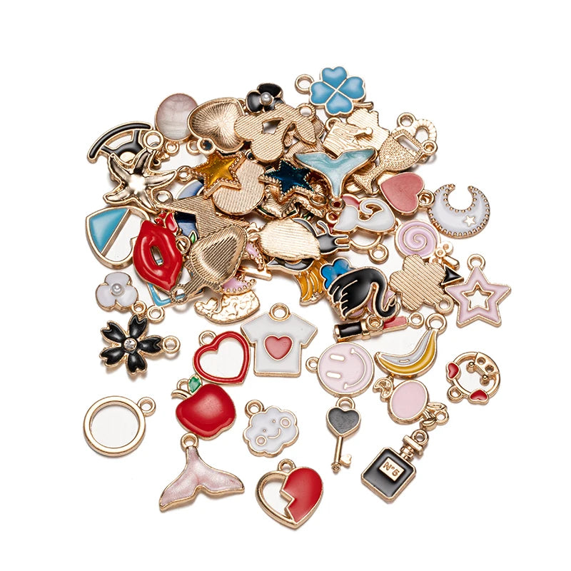 Mix Styles Enamel Pendant