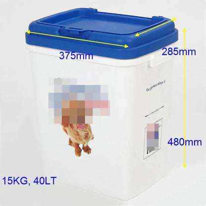 Plastic Pet Dog Food Storage