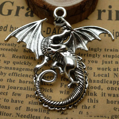 Ancient Sliver Dragon Charms