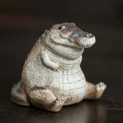 Simulated Decorative Crocodile