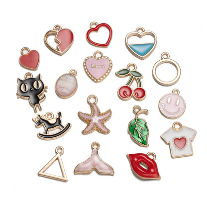 Mix Styles Enamel Pendant
