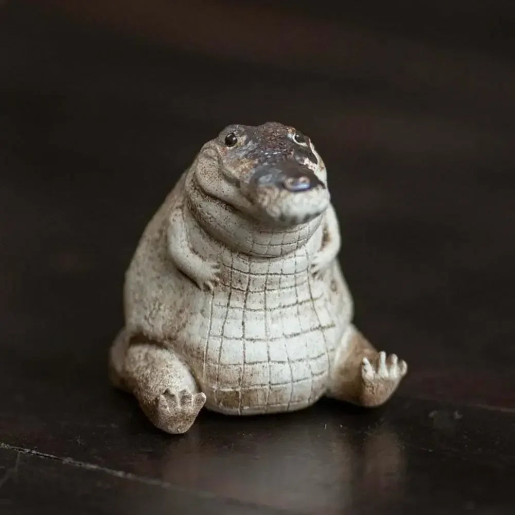 Simulated Decorative Crocodile