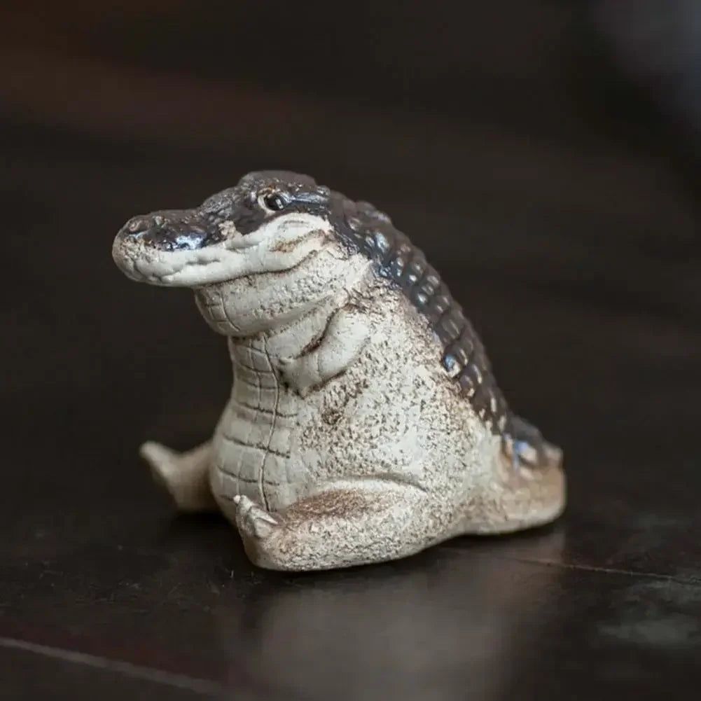 Simulated Decorative Crocodile