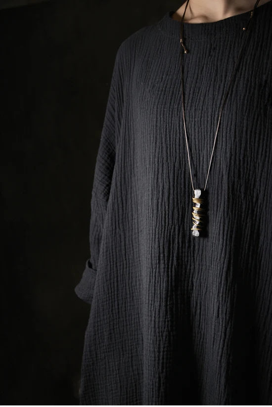Ebony Wood Pendant Male