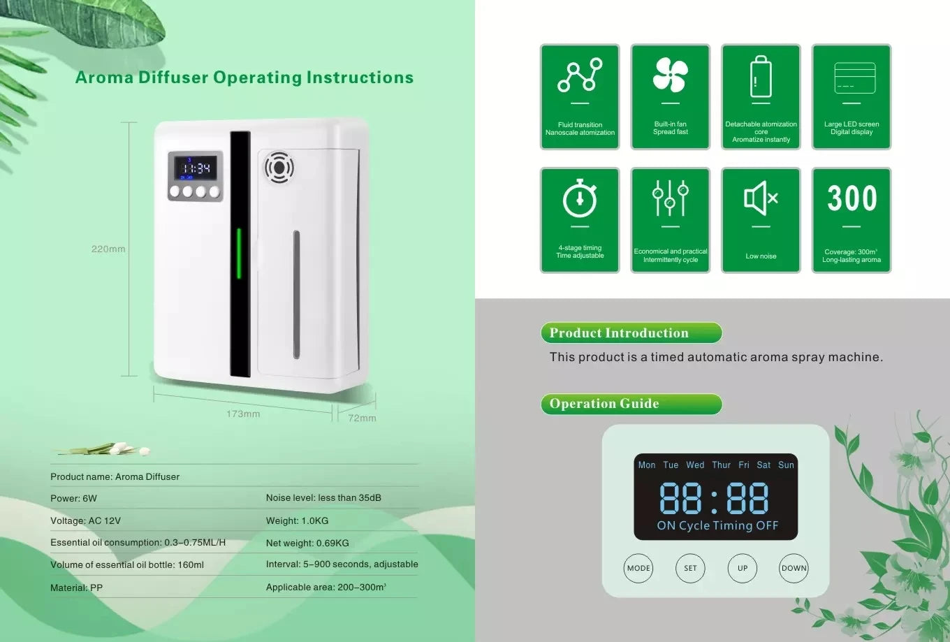 Smart essential oil  machine