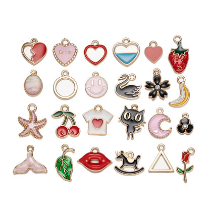 Mix Styles Enamel Pendant