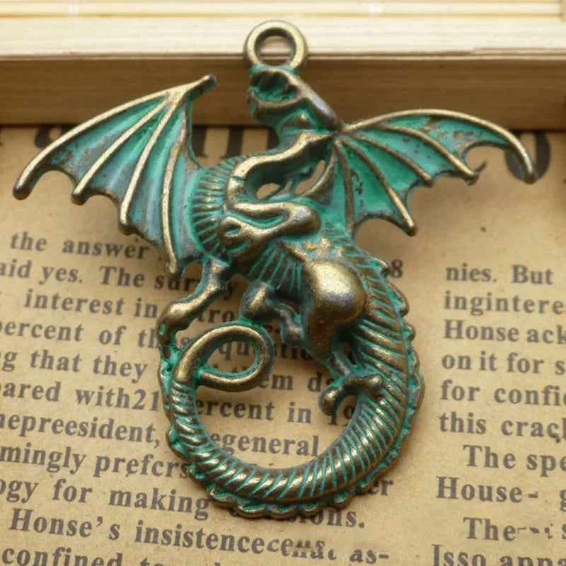 Ancient Sliver Dragon Charms
