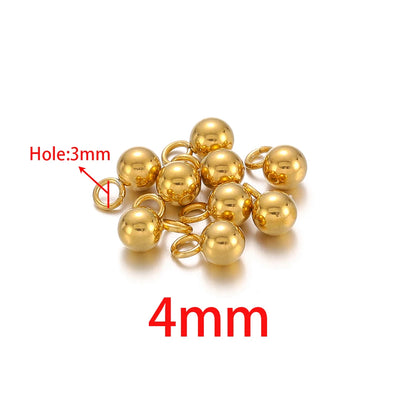 Stainless Steel Solid Ball Pendants
