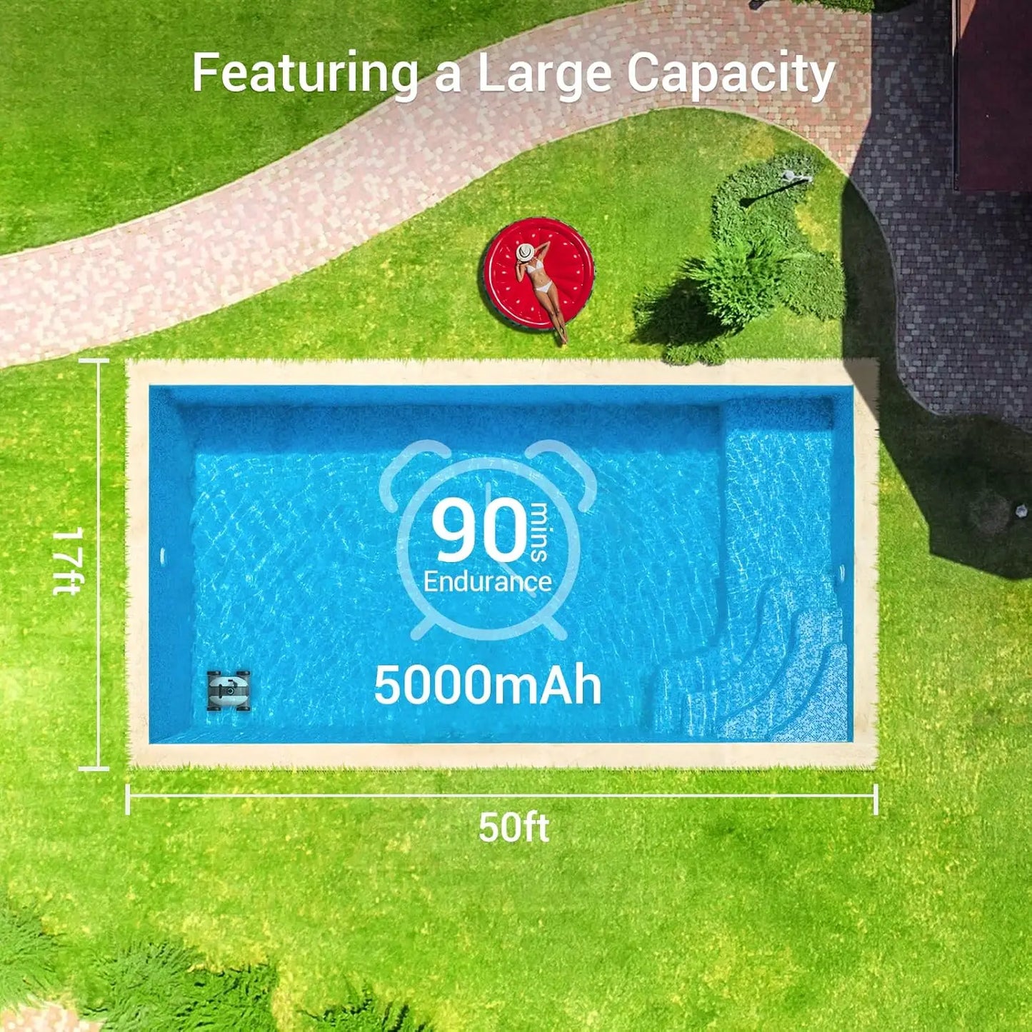 Cordless Robotic Pool Cleane